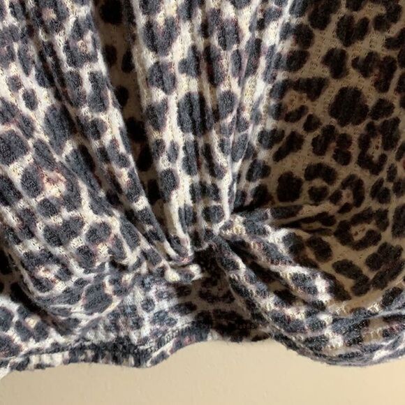 Pebble & Stone (Anthropologie) Animal Print Top - Picture 3 of 4